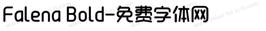 Falena Bold字体转换